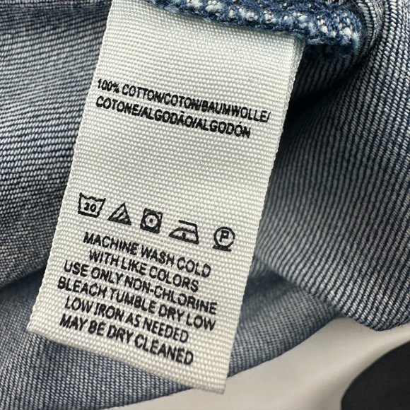 Free People Journey Jeans Mid Rise Flare Floral Retro Print 100% Cotton Blue 27 - Picture 4 of 6